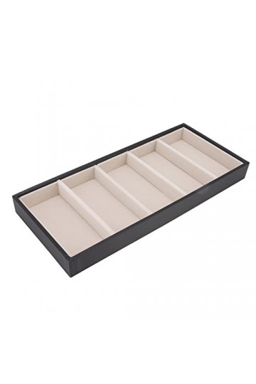 Étui à Lunettes, Organiseur de Lunettes de Soleil à 5 ​​grilles pour Femmes et Hommes sans Couvercle, Boîte de Rangement pour