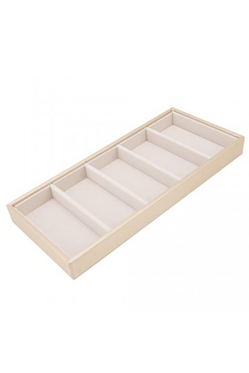 Organisateur de Lunettes de Soleil Multi-Lunettes en Cuir à 5 Grilles, étui à Lunettes, Présentoir de Plateau de Lunettes pou