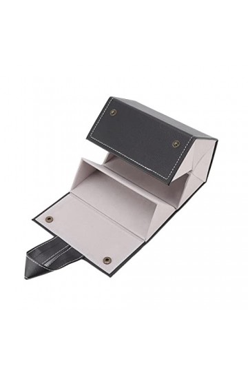 TOPINCN Lunettes de Soleil Organisateur Cas Hommes Femmes 5 Slot Eyeglass Holder Stockage Voyage Cas PU Cuir Voyage Lunettes 