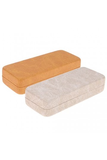 DIXII 2 pcs boîte Vintage Lunettes Spectacle Stockage De Lunettes Dur Lecture Léger Cas Femmes Lunettes Titulaire Aléatoire L