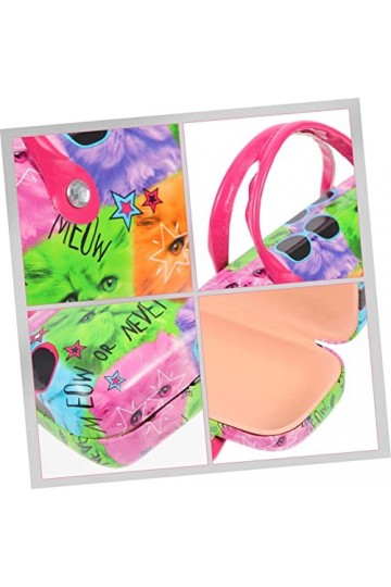 SOIMISS 5 Pièces Étui À Lunettes En Cuir Portable Créatif Pour Enfants Lunettes Pour Femmes Double Étui À Lunettes Lunettes É
