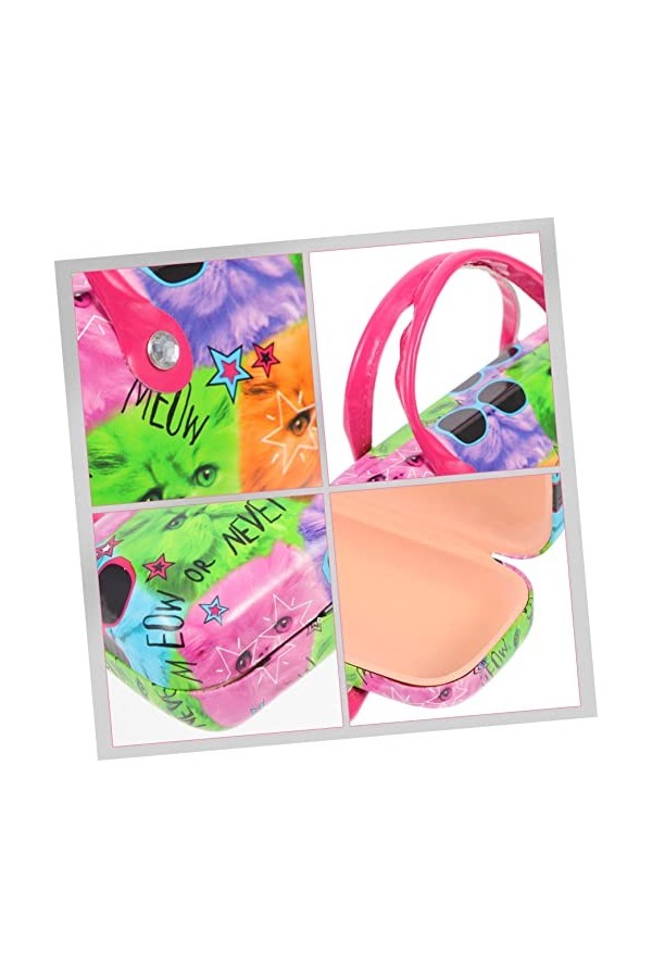 SOIMISS 5 Pièces Étui À Lunettes En Cuir Portable Créatif Pour Enfants Lunettes Pour Femmes Double Étui À Lunettes Lunettes É
