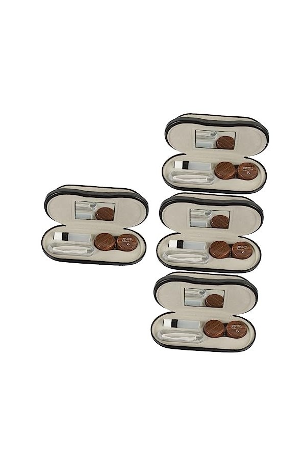 Cabilock 3 Ensembles Étui À Lunettes À Double Usage Trousse De Voyage Boîte De Rangement Multifonctionnelle Lunettes De Solei