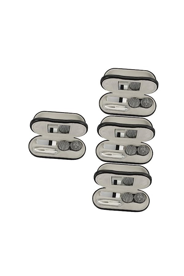 Cabilock 3 Ensembles Étui À Lunettes À Double Usage Trousse De Voyage Boîte De Rangement Multifonctionnelle Lunettes De Solei