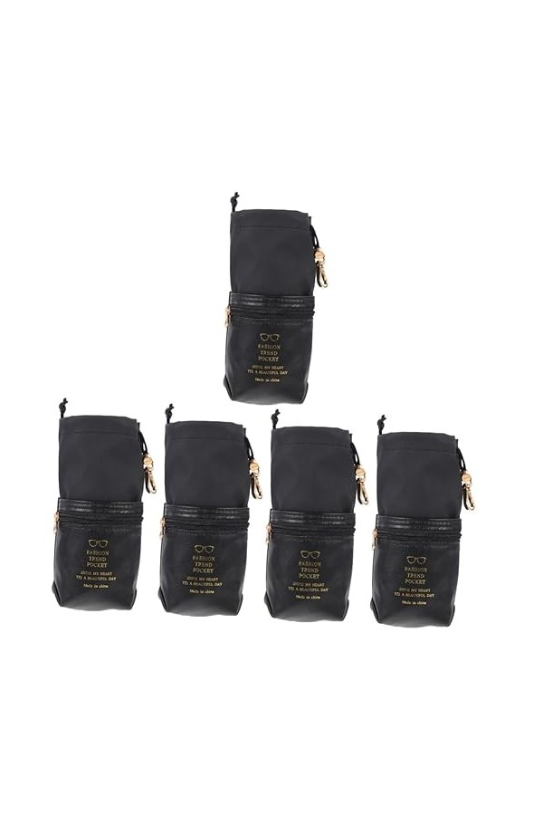 5 Pièces Sac De Rangement Pour Lunettes Pochette à Lunettes Sac à Lunettes Souple Pochette Pour Lunettes De Soleil Étui à Lun