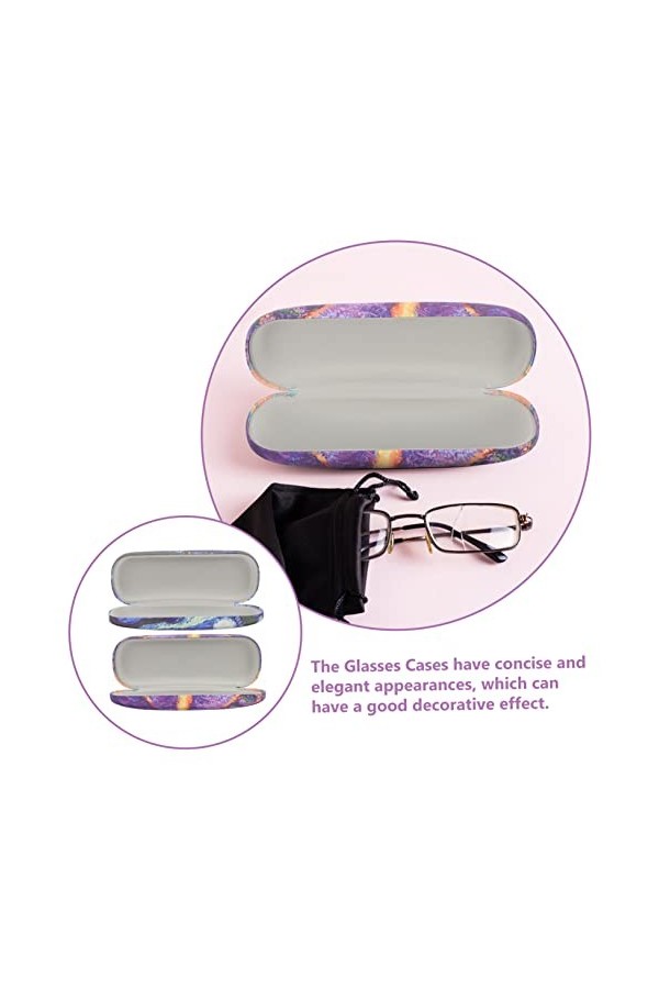 SOIMISS Lunettes Rétro Lunettes Vintage 8 Pcs Peinture À LHuile À Lunettes Étudiant Cuir Lavande Lunettes Dextérieur Lunett