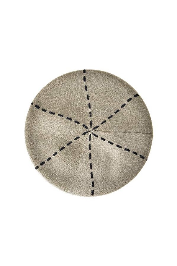 ZLYC Béret dhiver pour femme - Béret français - Double couche - Chaud, Fleurs à paillettes rose, taille unique