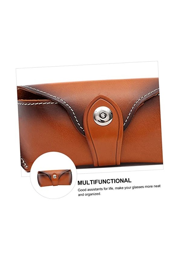 Gatuida à Lunettes En Cuir Au Tannage Végétal Lunettes De Soleil En Cuir Rangement De Lunettes De Soleil Lunettes De Mode Mul