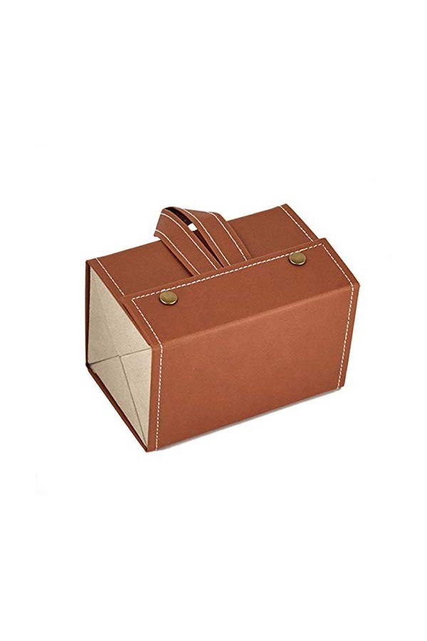 MEIMING ÉTui De Rangement pour Lunettes, éTui De Rangement pour Plusieurs Verres en Cuir, Lunettes Portables Pliables, Conten