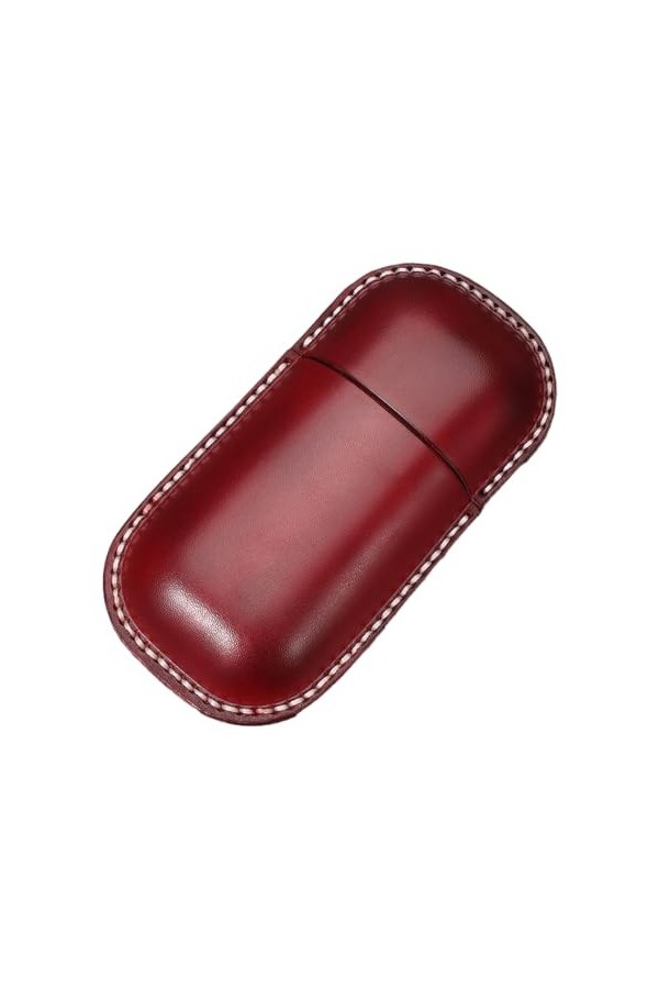 AYEXO Organiseur de lunettes portable en cuir, fait à la main pour homme et femme, Noir , taille unique