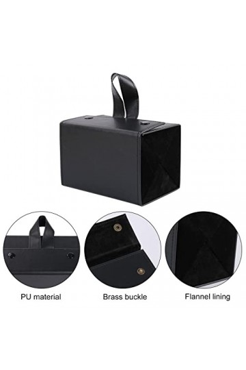 LogHog Organisateur de lunettes de soleil 4 fentes étui à lunettes de voyage pliable plusieurs paires boîte de rangement à lu