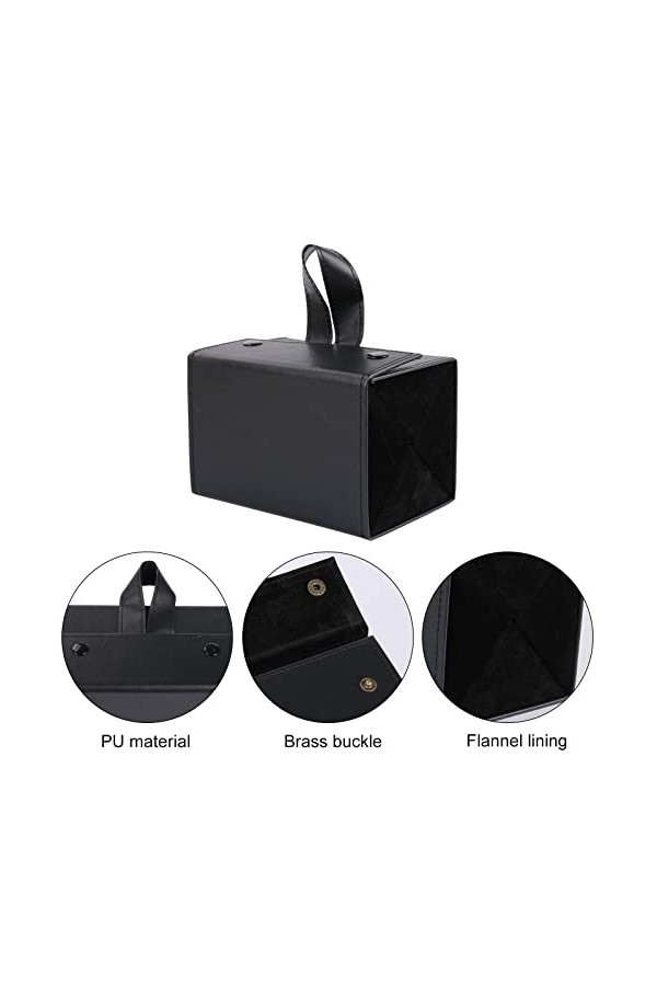 LogHog Organisateur de lunettes de soleil 4 fentes étui à lunettes de voyage pliable plusieurs paires boîte de rangement à lu