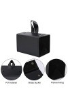 LogHog Organisateur de lunettes de soleil 4 fentes étui à lunettes de voyage pliable plusieurs paires boîte de rangement à lu