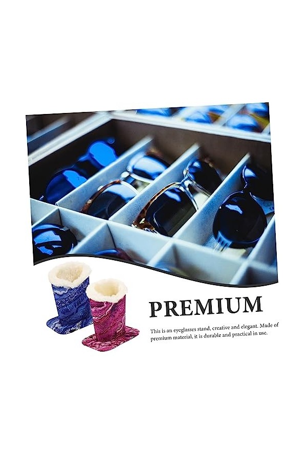 SOIMISS 8 Pcs Porte-Verres Lunettes Porte-Verre Étuis En Verre Pour Lunettes Lunettes Organisateur Pour Femmes Hommes Table D