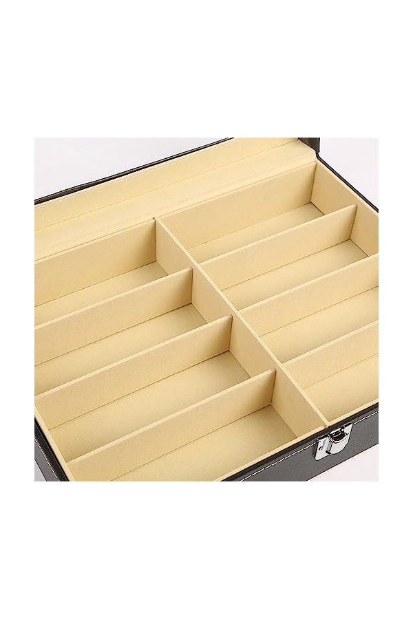 Amagogo Support de rangement pour lunettes de soleil, support de lunettes de vue, conteneur à 8 compartiments, organisateur d