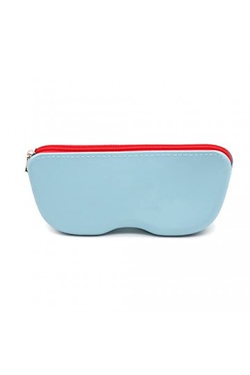 FOUNCY Étui à lunettes de soleil portable Silicone Zip Étui À Lunettes Stockage Sac Étanche Sac Petit Stockage Étui À Lunette