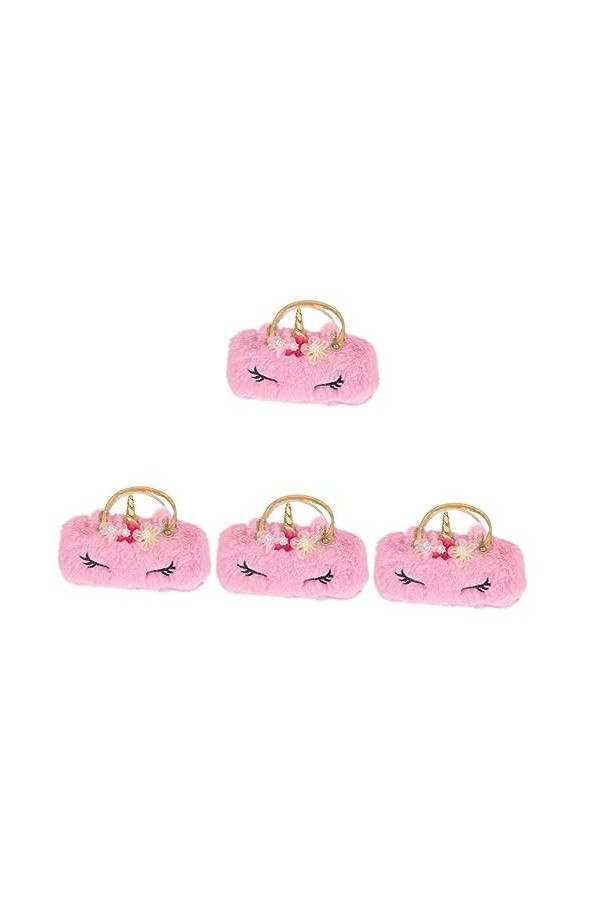 SOIMISS 4 Pièces Étui À Lunettes Portable Pour Enfants Étui À Lunettes Décoratif Filles Étui À Lunettes Licorne Pochette À Lu