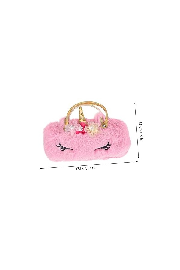 SOIMISS 4 Pièces Étui À Lunettes Portable Pour Enfants Étui À Lunettes Décoratif Filles Étui À Lunettes Licorne Pochette À Lu