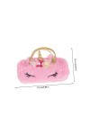 SOIMISS 4 Pièces Étui À Lunettes Portable Pour Enfants Étui À Lunettes Décoratif Filles Étui À Lunettes Licorne Pochette À Lu