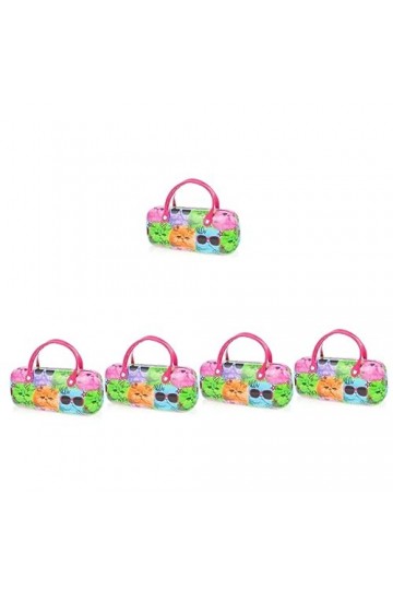 ABOOFAN 5 Pièces Boîte À Lunettes Portable Créative Pour Enfants De Rangement De Lunettes Lunettes Pour Femmes Espejuelos Par