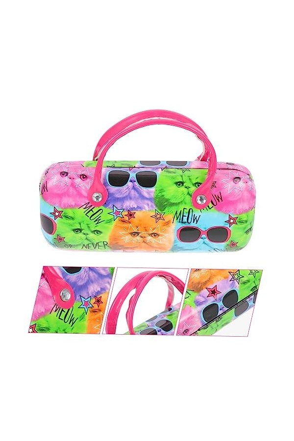 ABOOFAN 5 Pièces Boîte À Lunettes Portable Créative Pour Enfants De Rangement De Lunettes Lunettes Pour Femmes Espejuelos Par