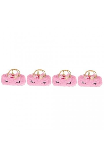 ABOOFAN 4 Pièces Étui À Lunettes Portable Pour Enfants Étui À Lunettes Pour Voyage Étui À Lunettes En Peluche Licorne Étui À 