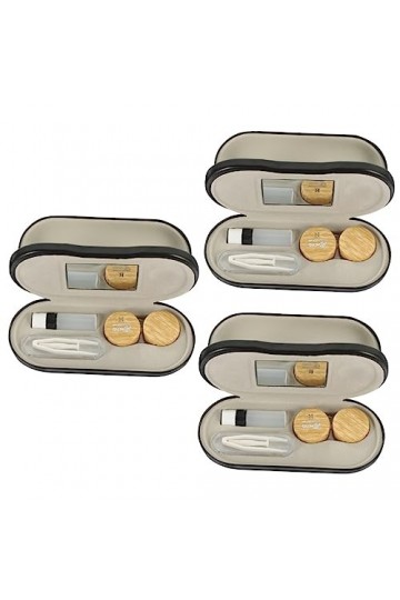 Cabilock 3 Ensembles Étui À Lunettes À Double Usage Trousse De Voyage Boîte De Rangement Multifonctionnelle Lunettes De Solei