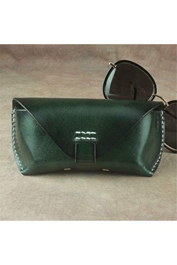 Étui à Lunettes Etui à lunettes en cuir vintage Etui à lunettes Etui de protection portable La plupart des lunettes et lunett