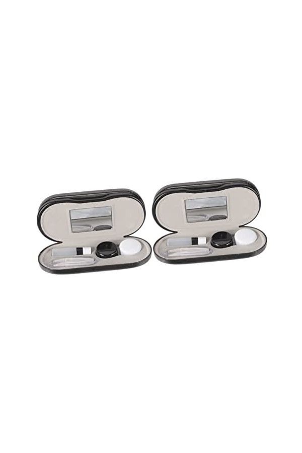 Healeved 2 Ensembles Étui À Lunettes À Double Usage Étui À Lunettes De Voyage Organisateur De Lunettes Lunettes De Soleil Org