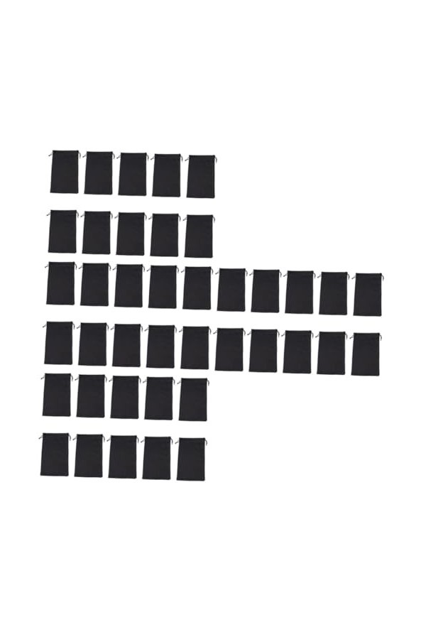 ifundom 100 Pièces Poche à Cordon Pour Lunettes De Soleil Pochettes De Rangement à Cordons Sacs De Rangement Pour Lunettes Ma