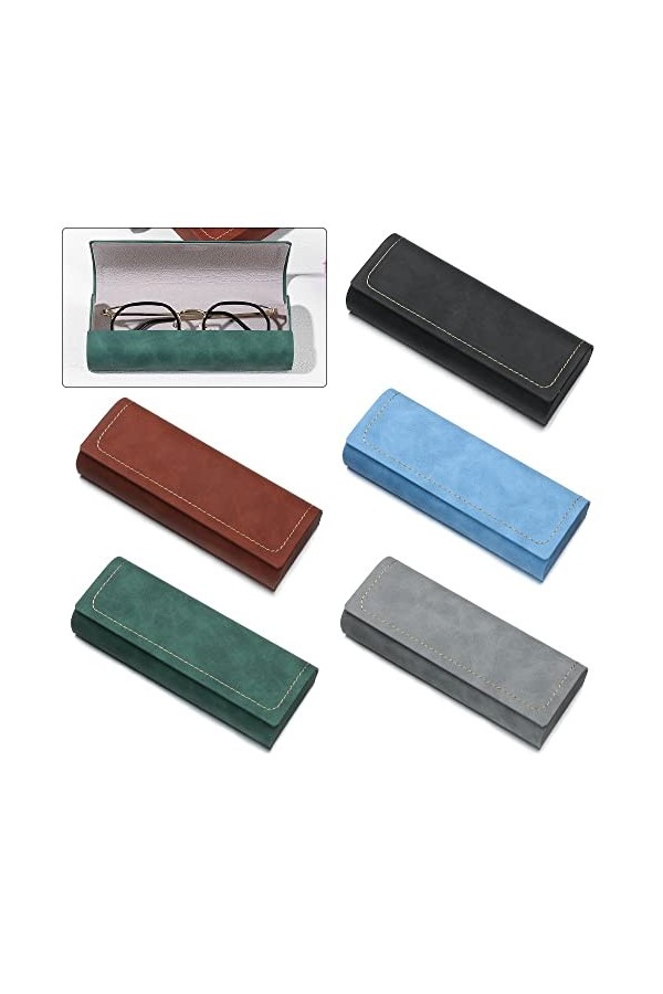 SayfuR WXYNHHD étui à lunettes en PU étanche grande capacité étui à lunettes de soleil Portable porte-lunettes Simple protect