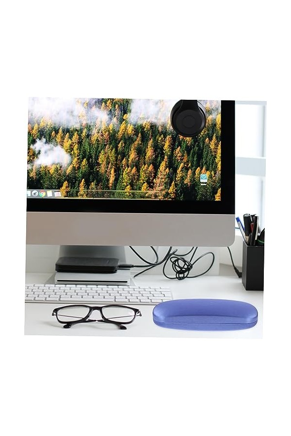 FUNOMOCYA 1 Ensemble Étui Organisateur De Lunettes De Soleil Étui À Étui Rigide Pour Lunettes Étui À Lunettes En Cuir Étui Ri