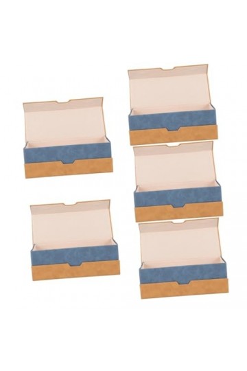 KALLORY 5 Pièces Double Usage À Lunettes Homme Lunettes De Soleil Dur À Lunettes Pour Femmes Voyage Valises À Lunettes À Lune