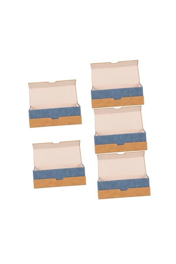 KALLORY 5 Pièces Double Usage À Lunettes Homme Lunettes De Soleil Dur À Lunettes Pour Femmes Voyage Valises À Lunettes À Lune