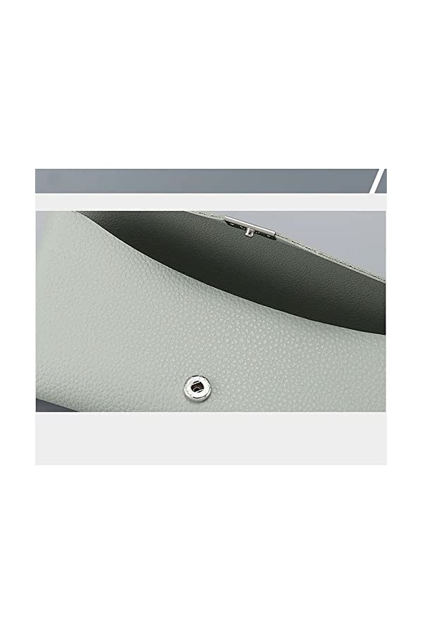 SayfuR WXYNHHD lunettes de soleil étui à lunettes boucle carrée étui en cuir motif litchi sac souple Portable PU étui à lunet