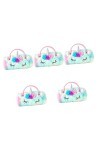 SOIMISS 5 Pièces Portable Sac À Lunettes Étui À Lunettes Avec Poignée Lunettes Organisateur De Stockage Étui Rigide Pour Lune