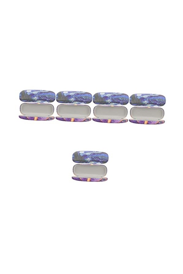 SOIMISS Lunettes Rétro Lunettes Vintage 10 Pcs Peinture À LHuile À Lunettes En Cuir Étudiant Vintage Lunettes Dextérieur Lu