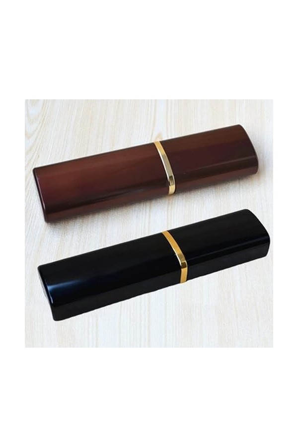 INGVY Étui à lunettes tendance pour femmes et hommes vintage portable vase à crayons boîte à lunettes en aluminium étui à lun