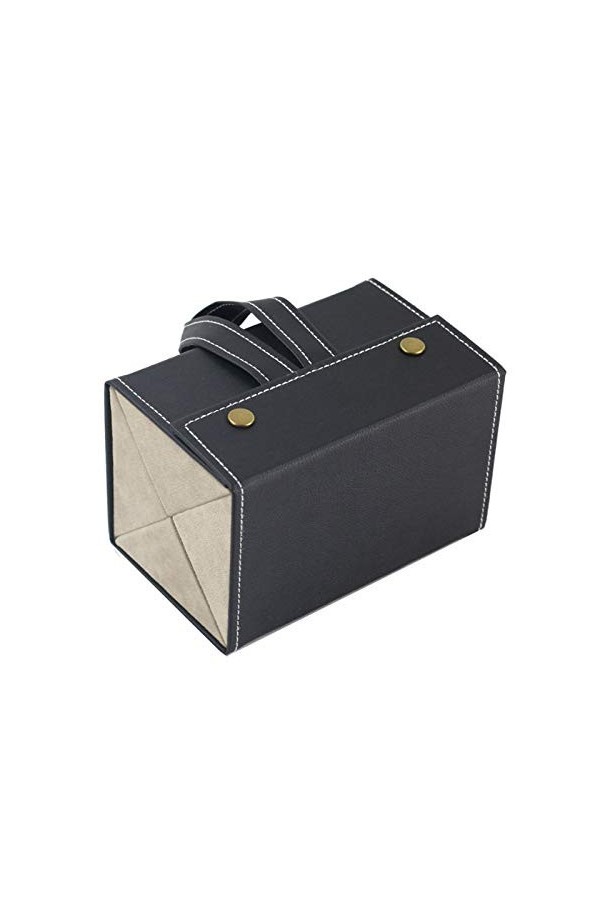 SENFEISM Boîte de Rangement de Lunettes Organisateur de Lunettes de Soleil Organisateur 4 Fentes étui à Lunettes de Voyage Pl