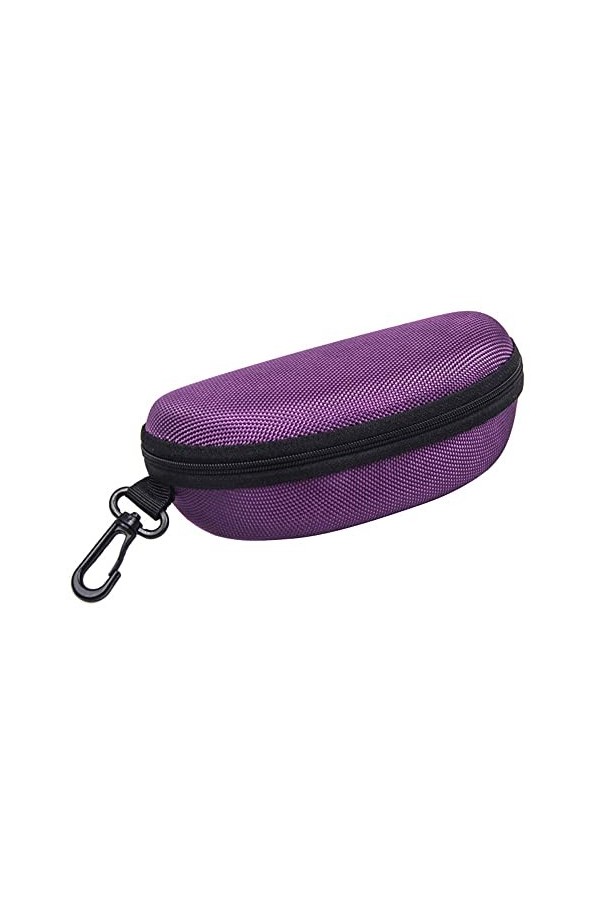 SayfuR WXYNHHD étui à lunettes de soleil portable protecteur de lunettes coque de lunettes à fermeture éclair légère avec mou
