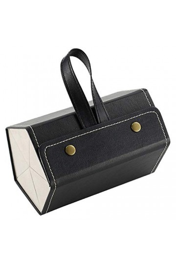 SENFEISM Boîte de Rangement de Lunettes Organisateur en Cuir étui à Lunettes Fait Main Multi-Fonctionnel Bijoux boîte de Rang