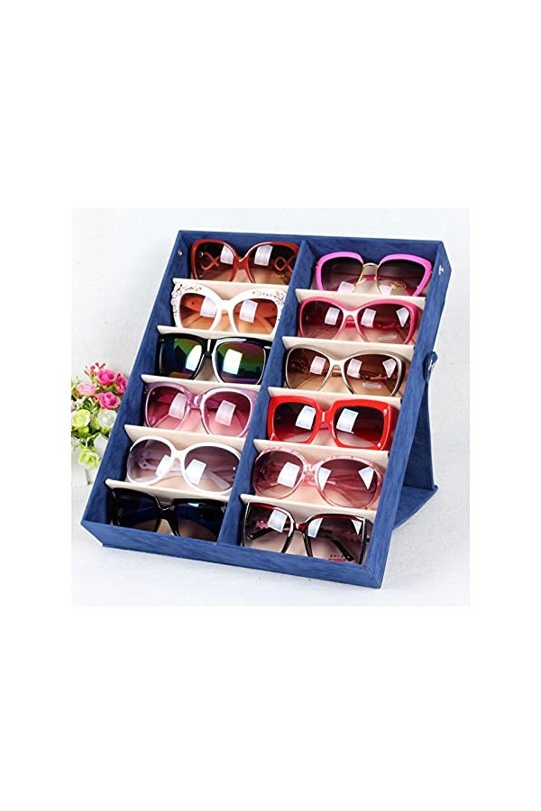 Support pour organisateur de lunettes de soleil Lunettes de soleil debout Lunettes de soleil Lunettes de soleil Display Case 