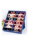 Support pour organisateur de lunettes de soleil Lunettes de soleil debout Lunettes de soleil Lunettes de soleil Display Case 