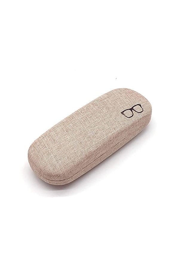 SayfuR WXYNHHD étui à lunettes coque dure lin tissus étuis à lunettes couverture de protection for hommes femmes lunettes de 