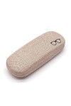 SayfuR WXYNHHD étui à lunettes coque dure lin tissus étuis à lunettes couverture de protection for hommes femmes lunettes de 