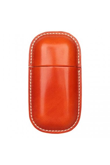 RISEDS Étuis À Lunettes Étui à Lunettes créatif Portable Étui en Cuir for Lunettes Color : Brown, Size : 17.5x9.5cm 