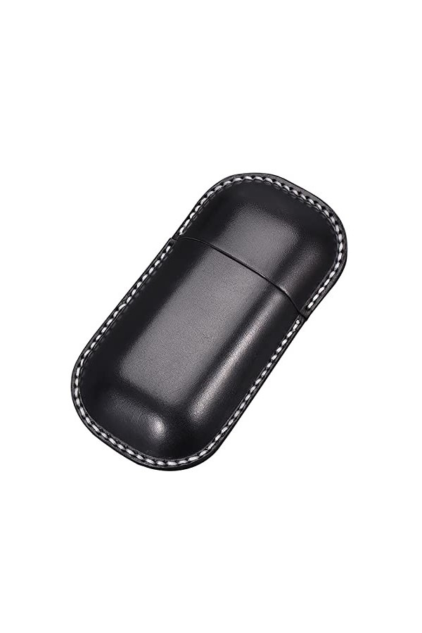 RISEDS Étuis À Lunettes Étui à Lunettes créatif Portable Étui en Cuir for Lunettes Color : Brown, Size : 17.5x9.5cm 