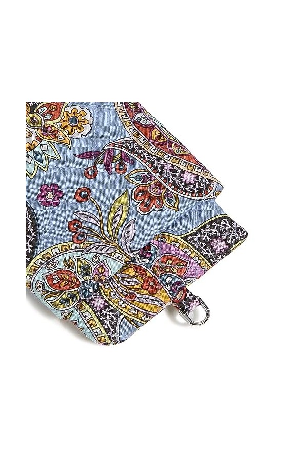 Vera Bradley Étui à lunettes double en coton Motif cachemire de Provence, Cachemire de Provence