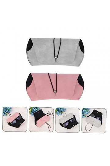 SOIMISS 8 Pcs Boîte De Rangement De Lunettes De Soleil À Lunettes En Cuir Lunettes De Soleil Pour Sur Lunettes Pour Femmes Ho