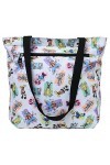 Disney Zipper Tote Travel Bag Mickey Minnie Donald Daisy Goofy Pluto Print